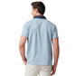 Men's Golf Sport Polo - Misty Blue/Navy Stripe