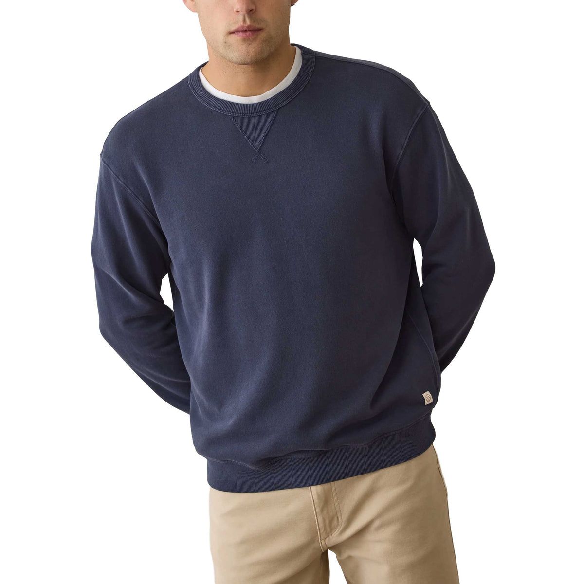 Men's Relaxed Cloud 9 Fleece Crewneck - Mood Indigo