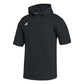 Men's Icon Short Sleeve Hoodie - Black/White