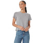 Women's Louisa Stripe Short Sleeve Tee - Soft Vob/White