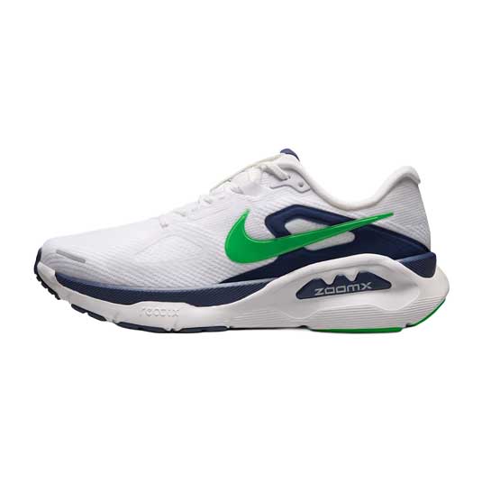 Men's Nike Structure Plus - White/Green Spark/Midnight Navy - Regular (D)