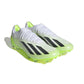 Unisex adidas X CRAZYFAST.1 FG Soccer Shoe - Cloud White/ Core Black/ Lucid Lemon - Regular (D)