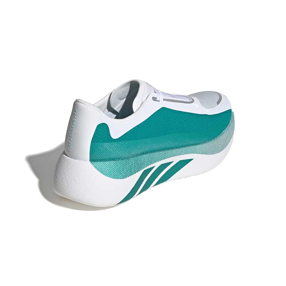 Men's Hyperboost Edge Running Shoe - Footwear White/Equipment Green/Zero Met - Regular (D)