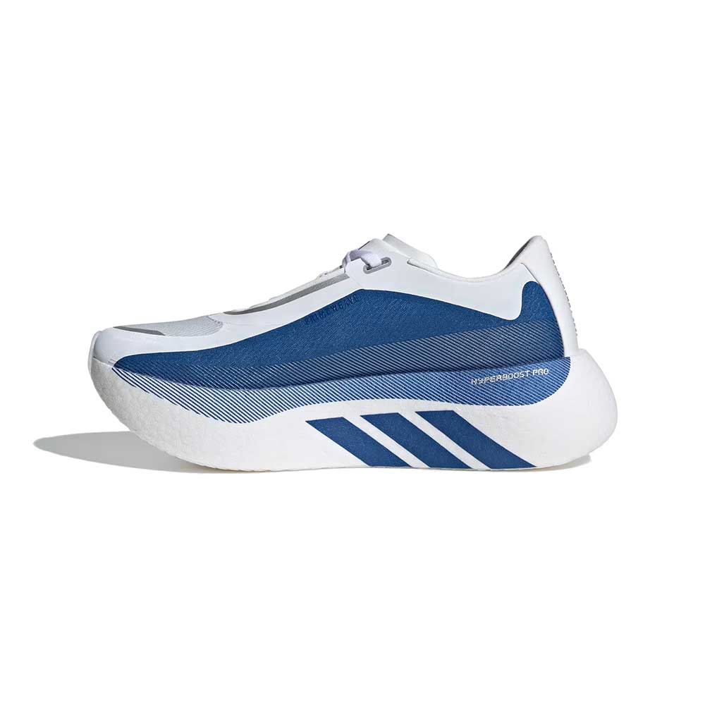Women's Hyperboost Edge Running Shoe - Footwear White/Equipment Blue/Zero Metallic - Regular (B)