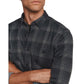 Men's Hardy Flannel Shirt - Pure Black Buffalo Plaid