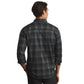 Men's Hardy Flannel Shirt - Pure Black Buffalo Plaid