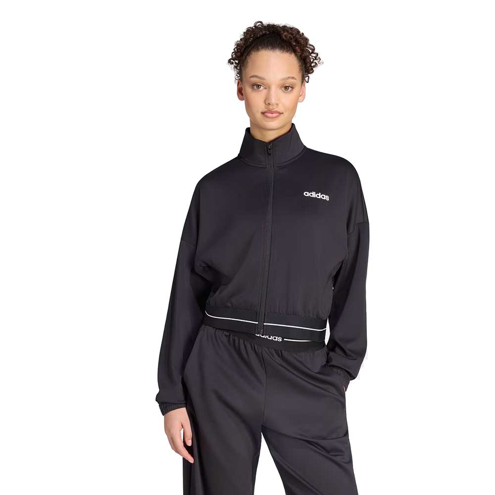 Women's Hyperglam Linear Full Zip - Black