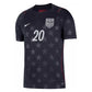 Men's USA DF SS Away Stadium Jersey BALOGUN #20 - Dark Obsidian/Pure Platinum
