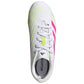 JR Predator League FG Soccer Cleats - Ftwr White/Lucid Pink/Lucid Lemon - Regular (D)