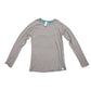 Women's Performance Tech Long Sleeve - Heather Mourning Dove/White Foldover Woven Square Patch w/ Light Grey Gazelle