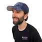 Gazelle Shoe Graphic Run Hat with Bonded Seams - Navy/Blue Finch