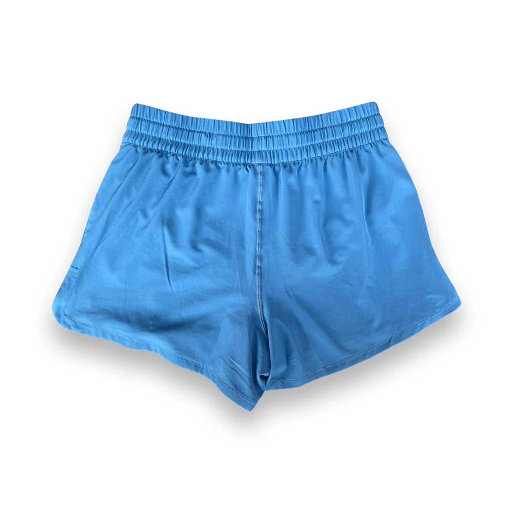 Women's Essential Running Short - Blue Ashes/Reflective 3M Gazelle Logo