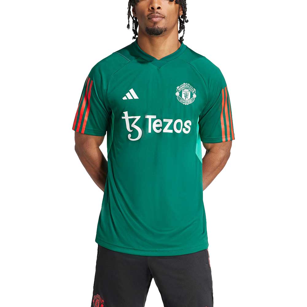 Men's Manchester United FC Training Jersey - Collegiate Green/Core Green/Active Red