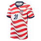 Men's USMNT 2026 Home Jersey WEAH #21 - Sail/Midnight Navy/Midnight Navy