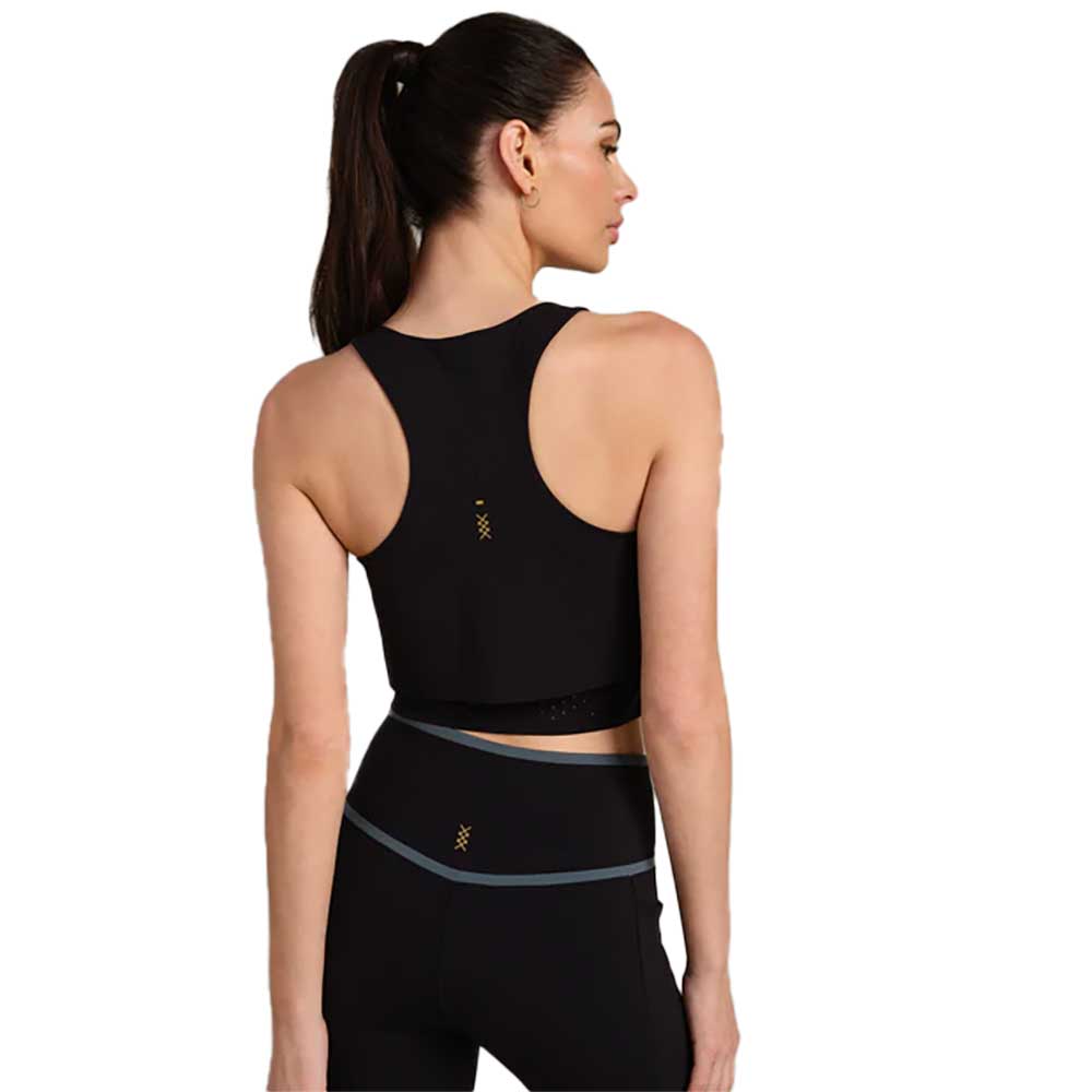 Women's Instinct Longline Bra - Pure Black