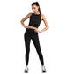Women's Instinct Longline Bra - Pure Black