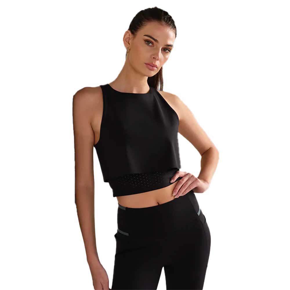 Women's Instinct Longline Bra - Pure Black