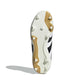 JR Predator League FG/MG Soccer Cleat - Cloud White/Core Black/Gold Metallic - Regular (D)
