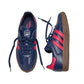 Men's Samba AFC Indoor Soccer Shoe- Night Indigo/Pure Ruby/Gum 5 - Regular (D)