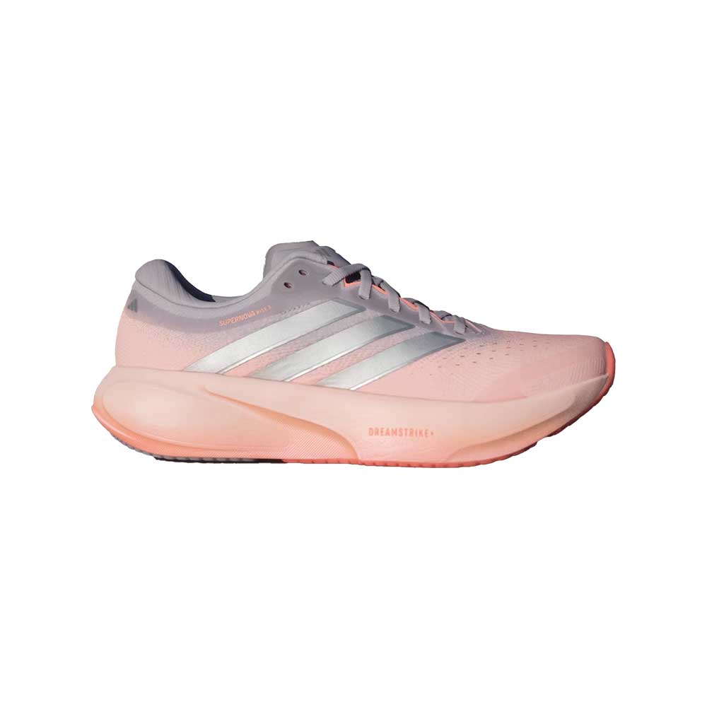 Women's Supernova Rise 3 Running Shoe - Clear Orange/Silver Metallic/Glory Grey - Regular (B)