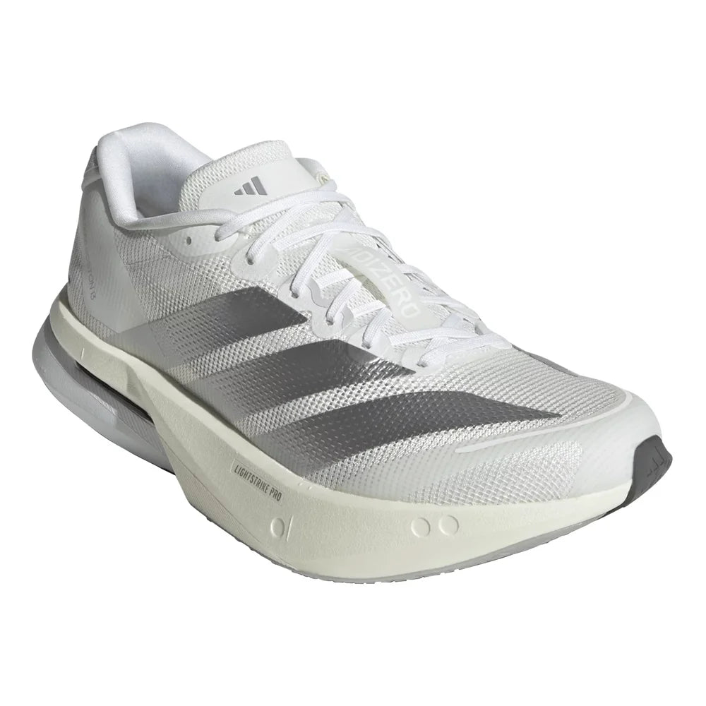 adidas Adizero Boston 13 Women's Shoes White/Silver/Grey / 7.5 adidas Adizero Boston 13 Women's Shoes White/Silver/Grey / 7.5