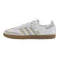 Men's Samba Real Soccer Shoe - Cloud White/Lght Solid Grey/Gum 4 - Regular (D)