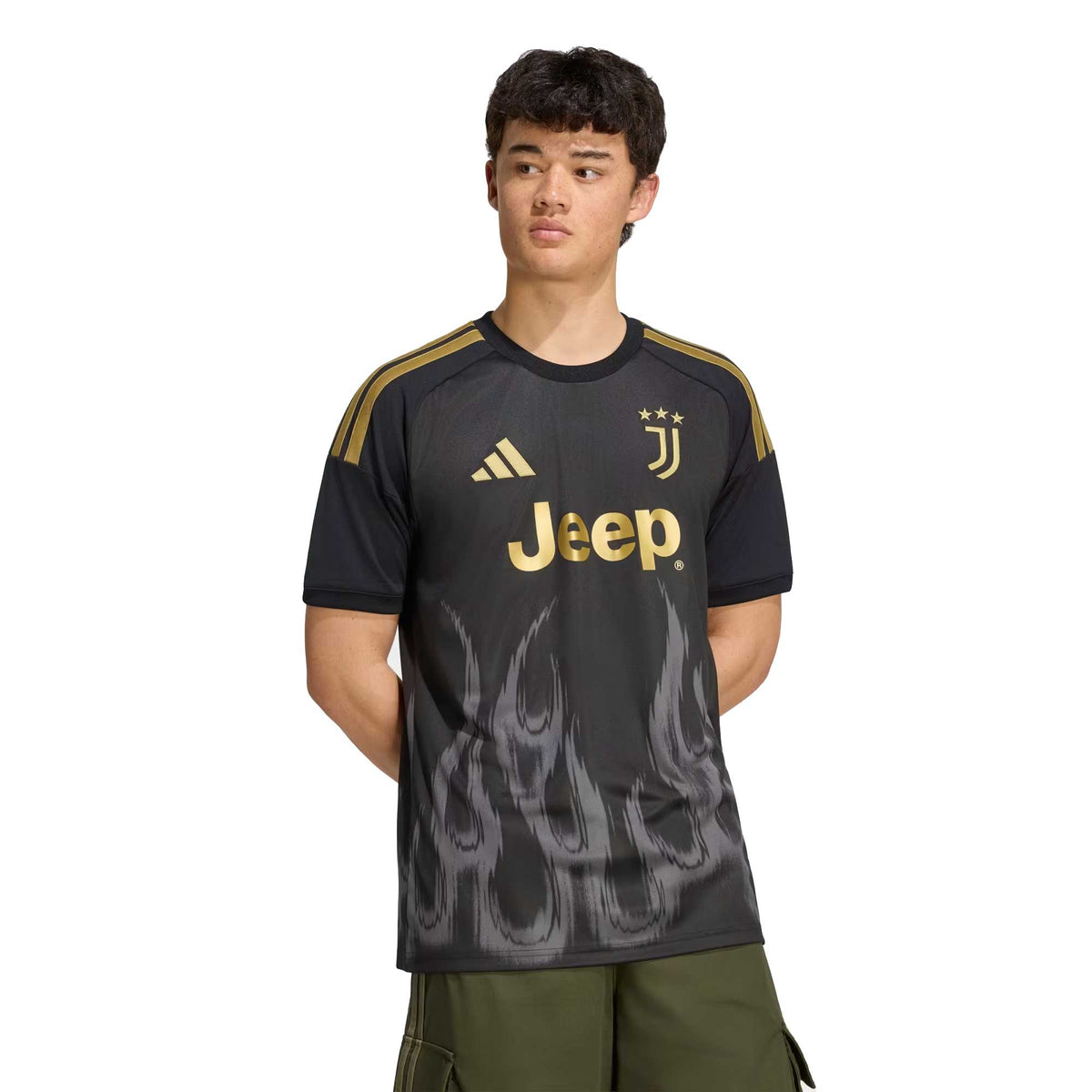 Men's Juventes 3rd Replica Jersey - Black