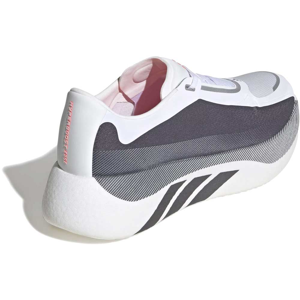 Men's Hyperboost Edge Running Shoe - Footwear White/Aurora Onix/Solar Turbo - Regular (D)