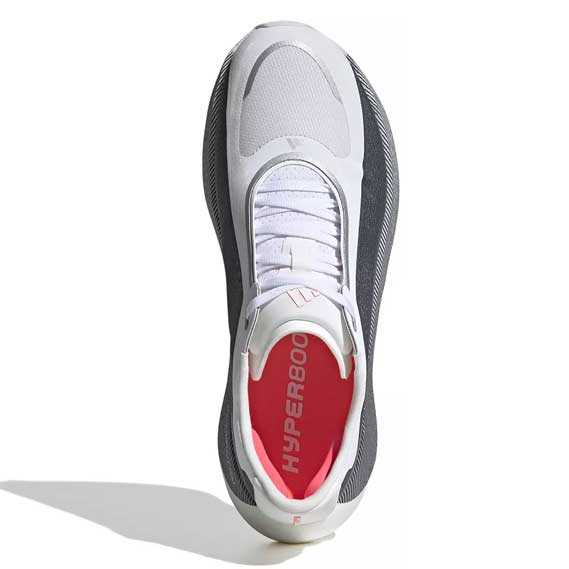 Men's Hyperboost Edge Running Shoe - Footwear White/Aurora Onix/Solar Turbo - Regular (D)