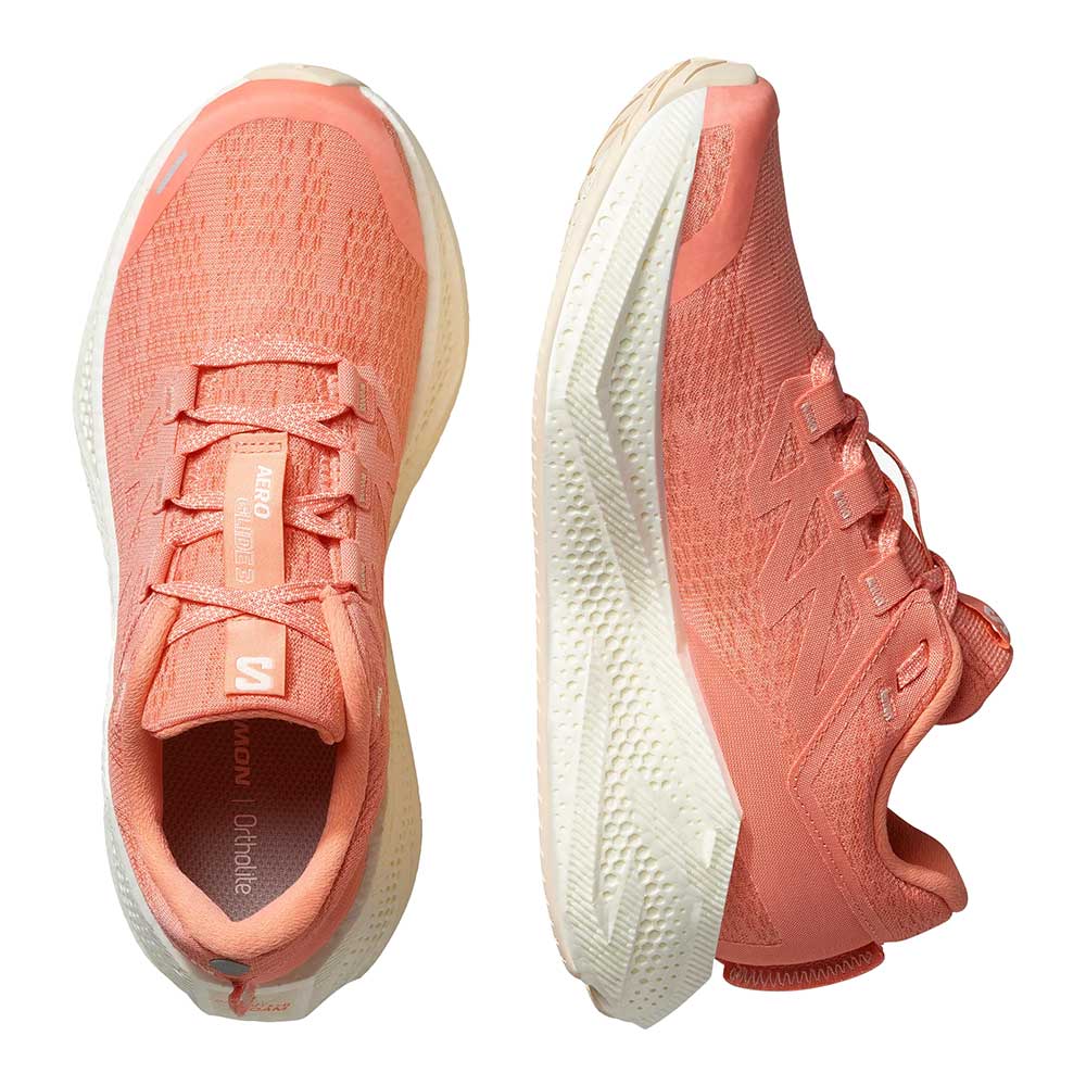 Women's Aero Glide 3 Running Shoe - Fusion Coral/Vanilla Ice/Tender Peach - Regular (B)