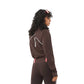 Women's Sense Aero Hybrid Crop Pullover - Coffee Bean