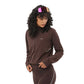 Women's Sense Aero Hybrid Crop Pullover - Coffee Bean