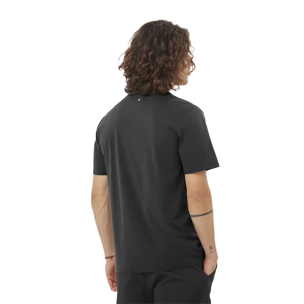 Men's Trackline Short Sleeve Tee - Deep Black
