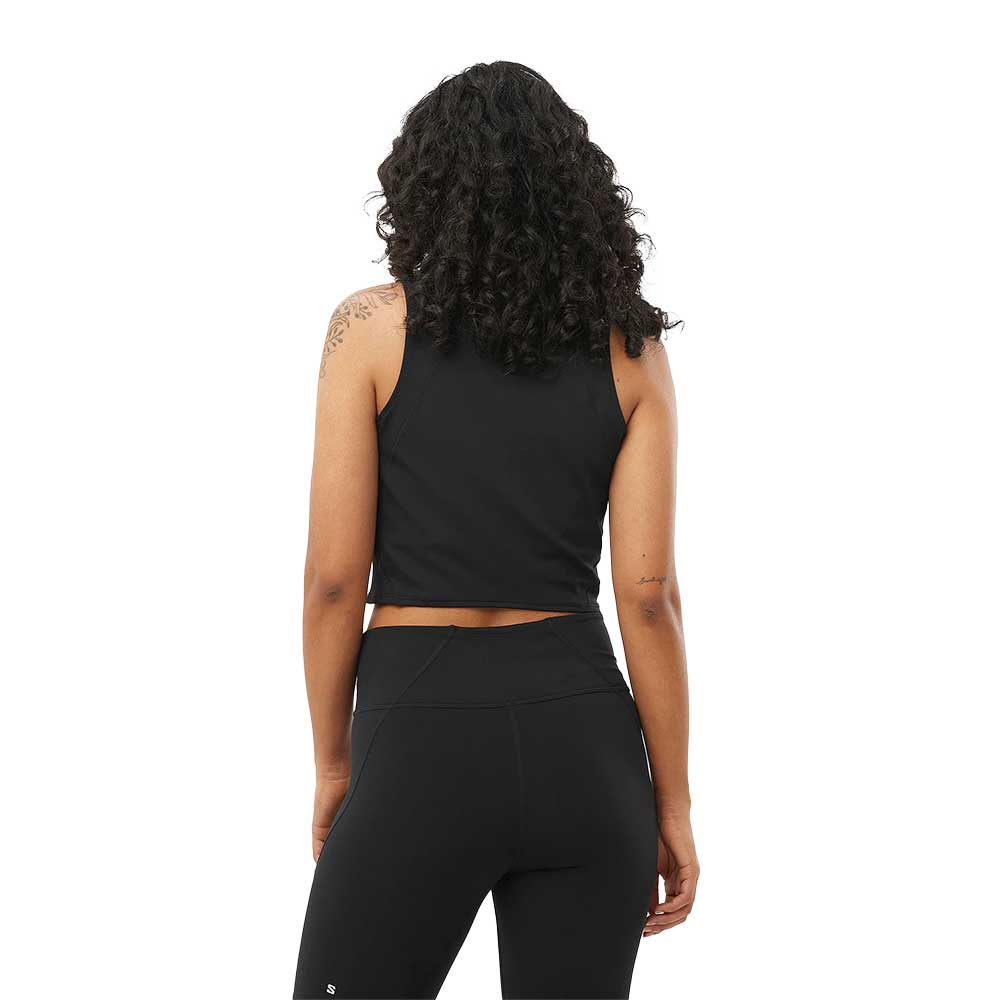 Women's SHKout Bliss Tanklette - Deep Black