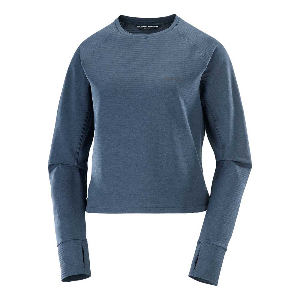 Women's Sntial Lightwarm Crew - Blue Nights