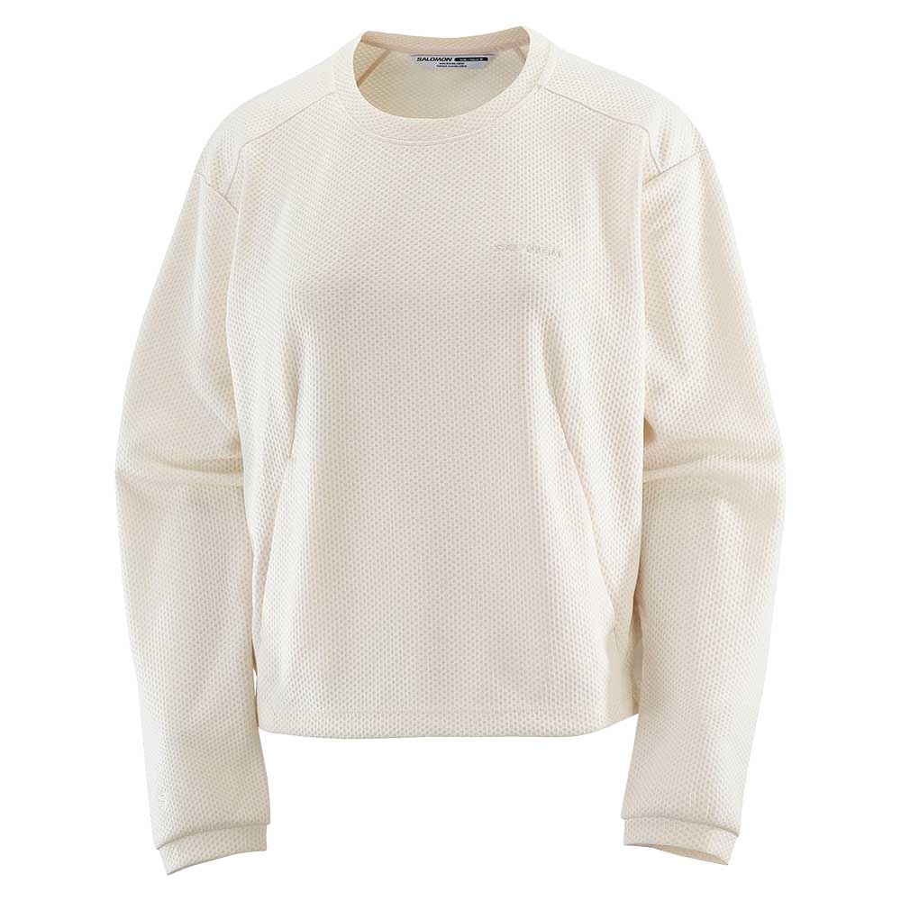 Women's Motomesh Crewneck - Whisper White
