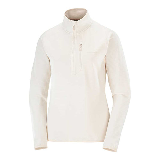 Women's Sntial Lightwarm 1/2 Zip - Whisper White