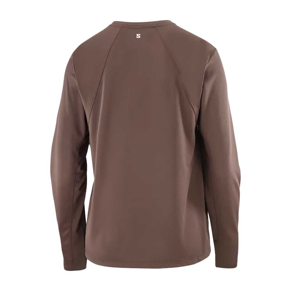 Women's SHKout Core Long Sleeve Tee - Coffee Bean