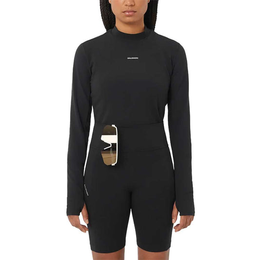 Women's SHKout Bliss Long Sleeve Tee - Deep Black