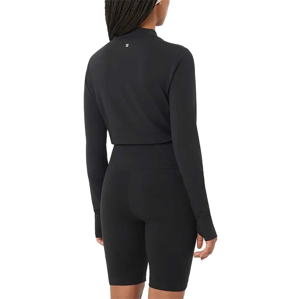 Women's SHKout Bliss Long Sleeve Tee - Deep Black