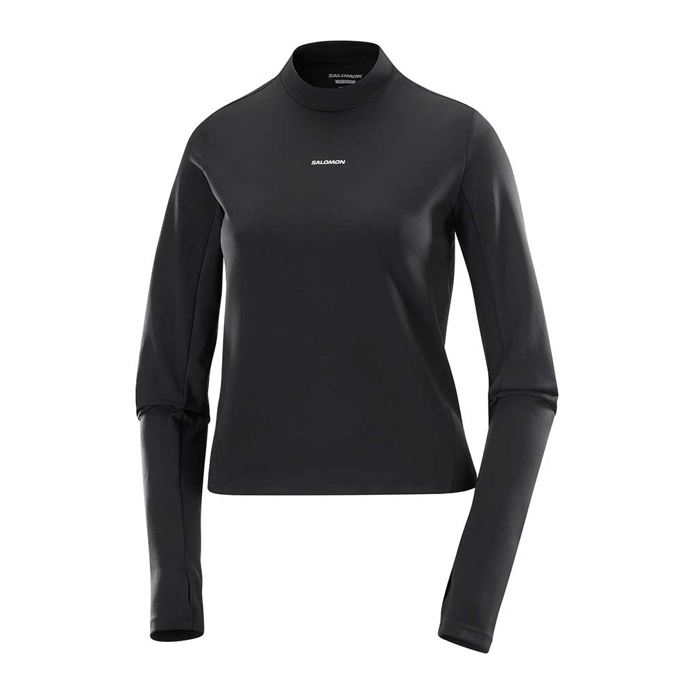 Women's SHKout Bliss Long Sleeve Tee - Deep Black