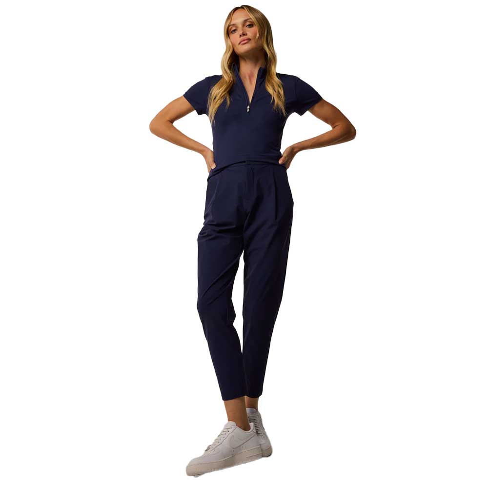 Women's Short Sleeve Halley II 1/4 Zip - Maltese Blue