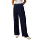 Women's Phoenix Wide Leg Trouser - Maltese Blue
