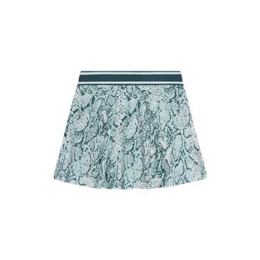 Women's Wolf Scales Phoenix Flare Skirt - Agave
