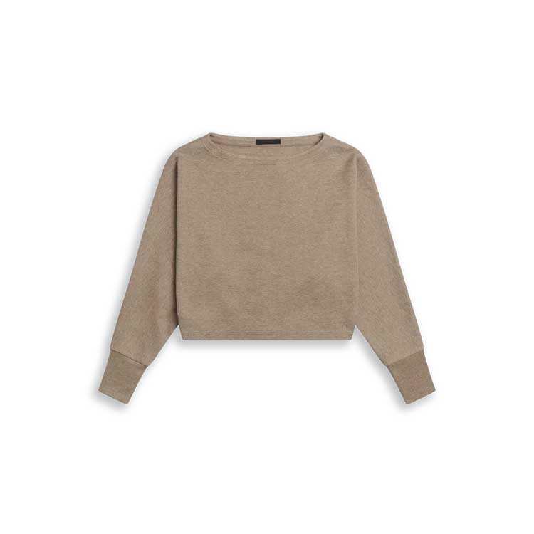 Women's Ojai Boat Neck Top - Clay Heather