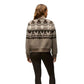 Women's Fair Isle Sherpa Full Zip - Clay Multi