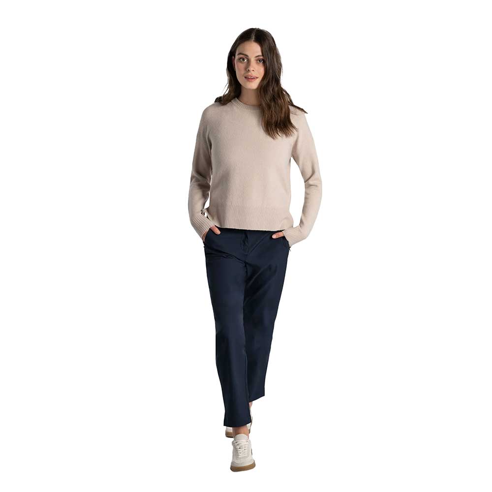 Women's Camille Crew Neck Sweater - Abalone Heather