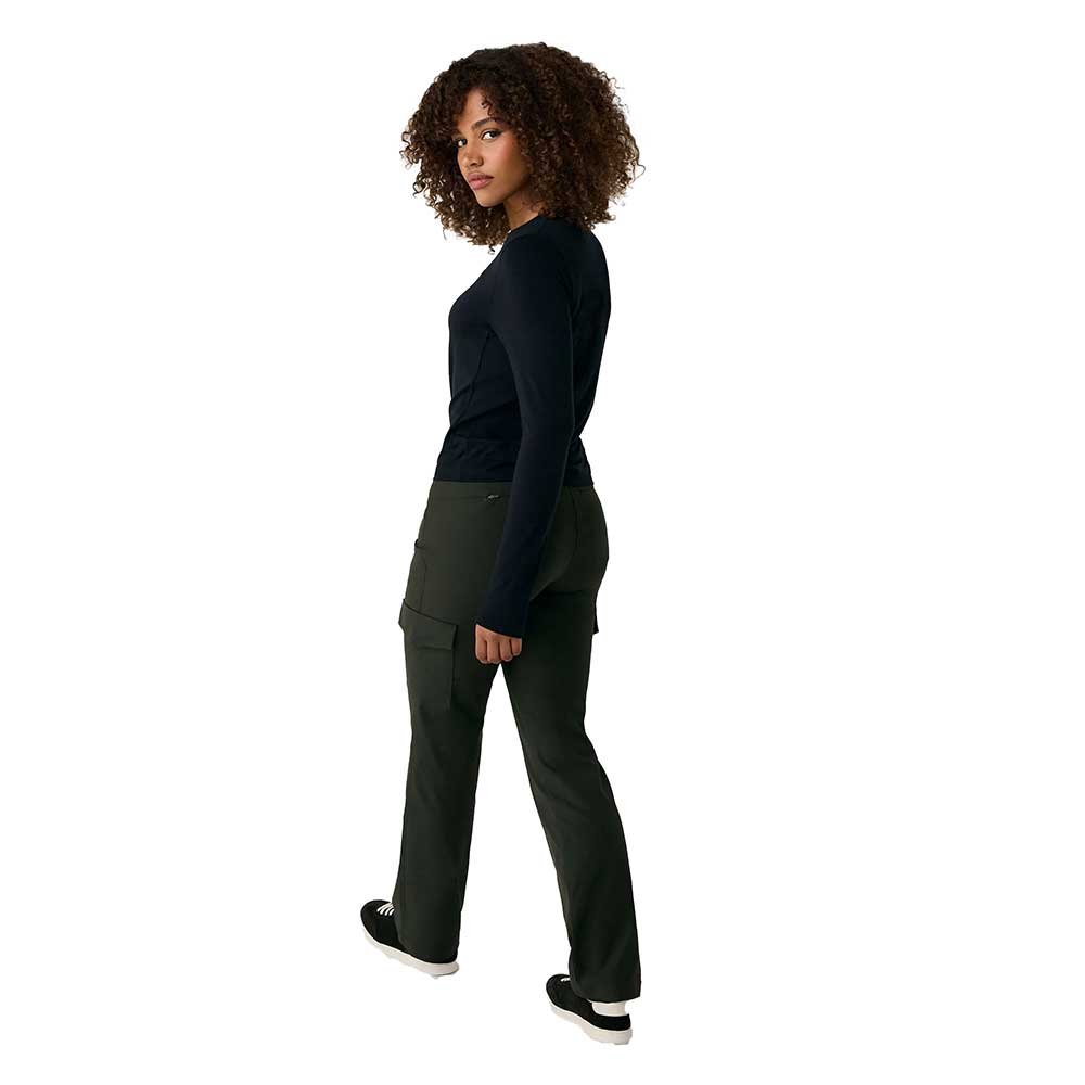 Women's Dynamic Long Sleeve Top- Black