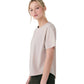 W Olivie Tee - Abalone