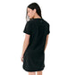 W Olivie V Neck Dress - Black